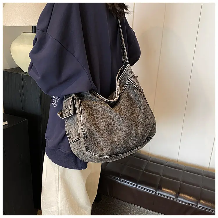 Blue Denim Crossbody Bag for Women — feature 20