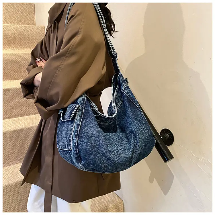 Blue Denim Crossbody Bag for Women — feature 21