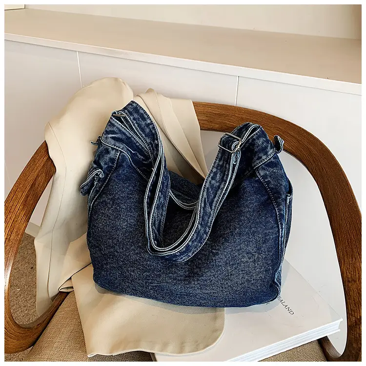 Blue Denim Crossbody Bag for Women — feature 25