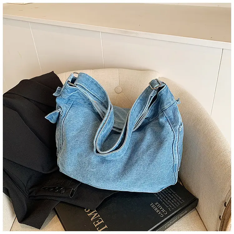 Blue Denim Crossbody Bag for Women — feature 26