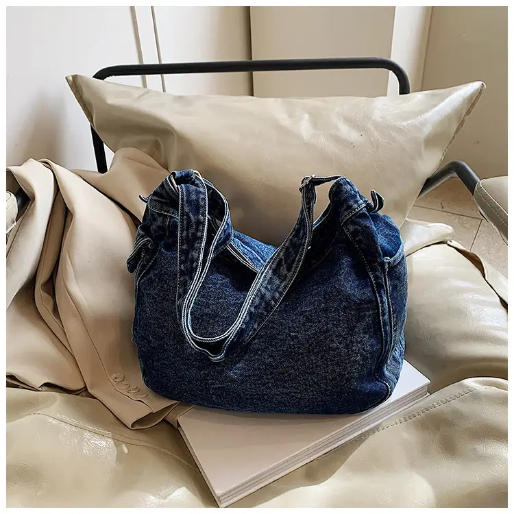 Blue Denim Crossbody Bag for Women — feature 29