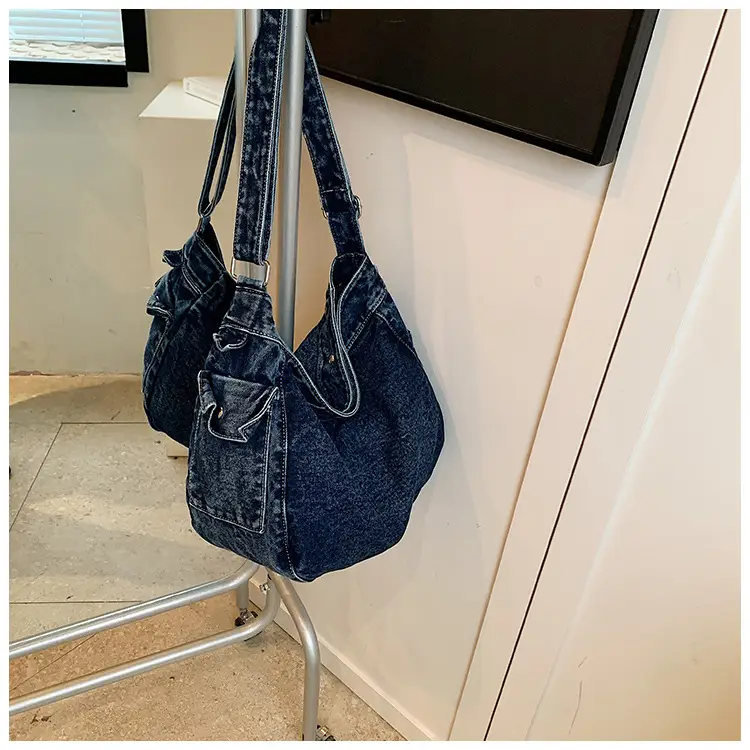 Blue Denim Crossbody Bag for Women — feature 31