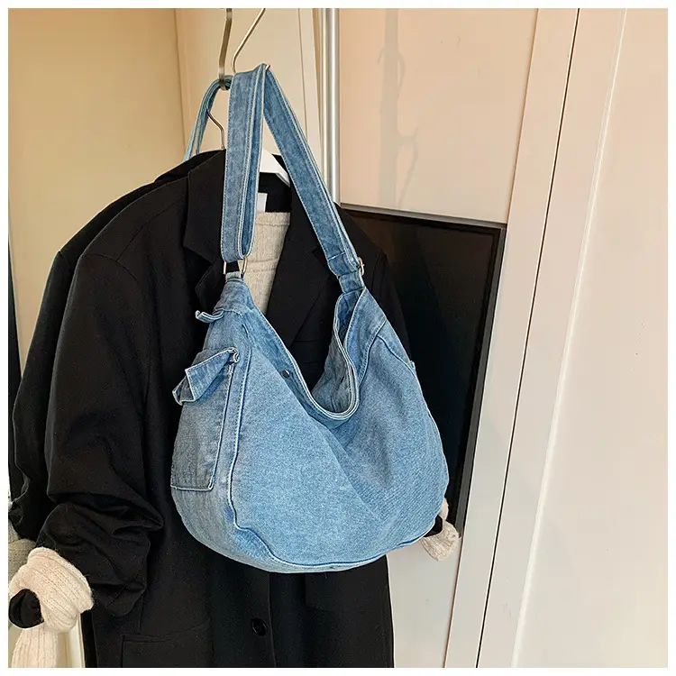 Blue Denim Crossbody Bag for Women — feature 32