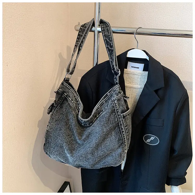 Blue Denim Crossbody Bag for Women — feature 36