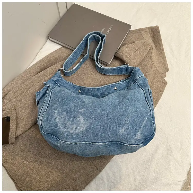 Blue Denim Crossbody Bag for Women — feature 37