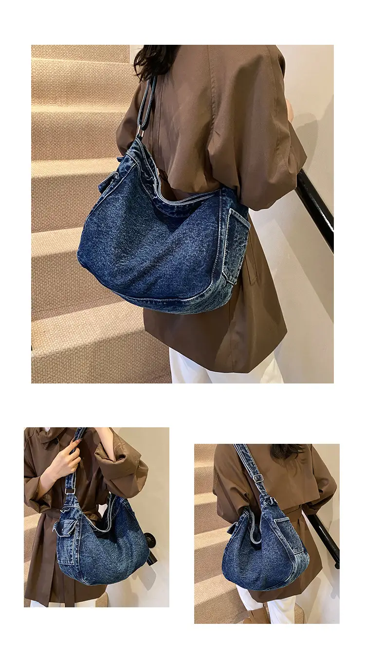 Blue Denim Crossbody Bag for Women — feature 4