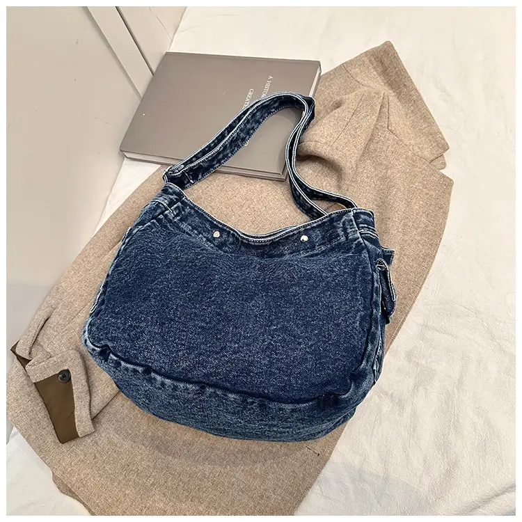 Blue Denim Crossbody Bag for Women — feature 45