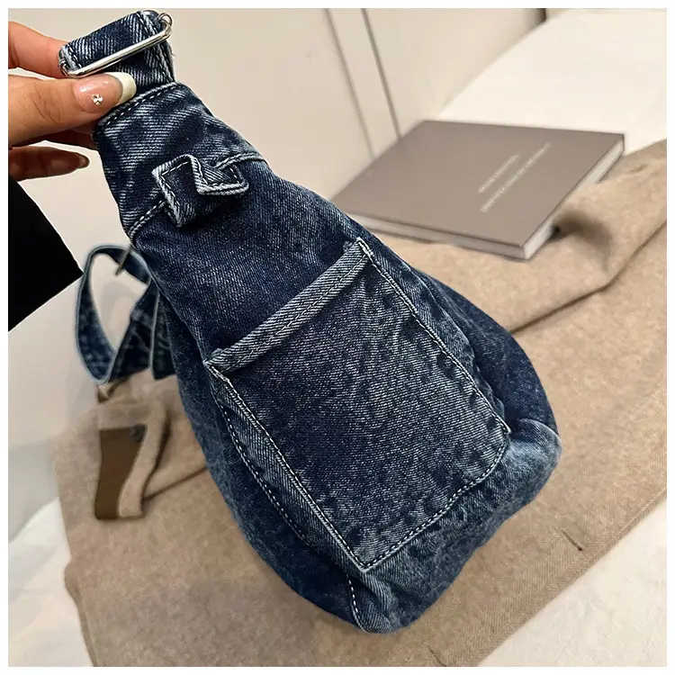 Blue Denim Crossbody Bag for Women — feature 48