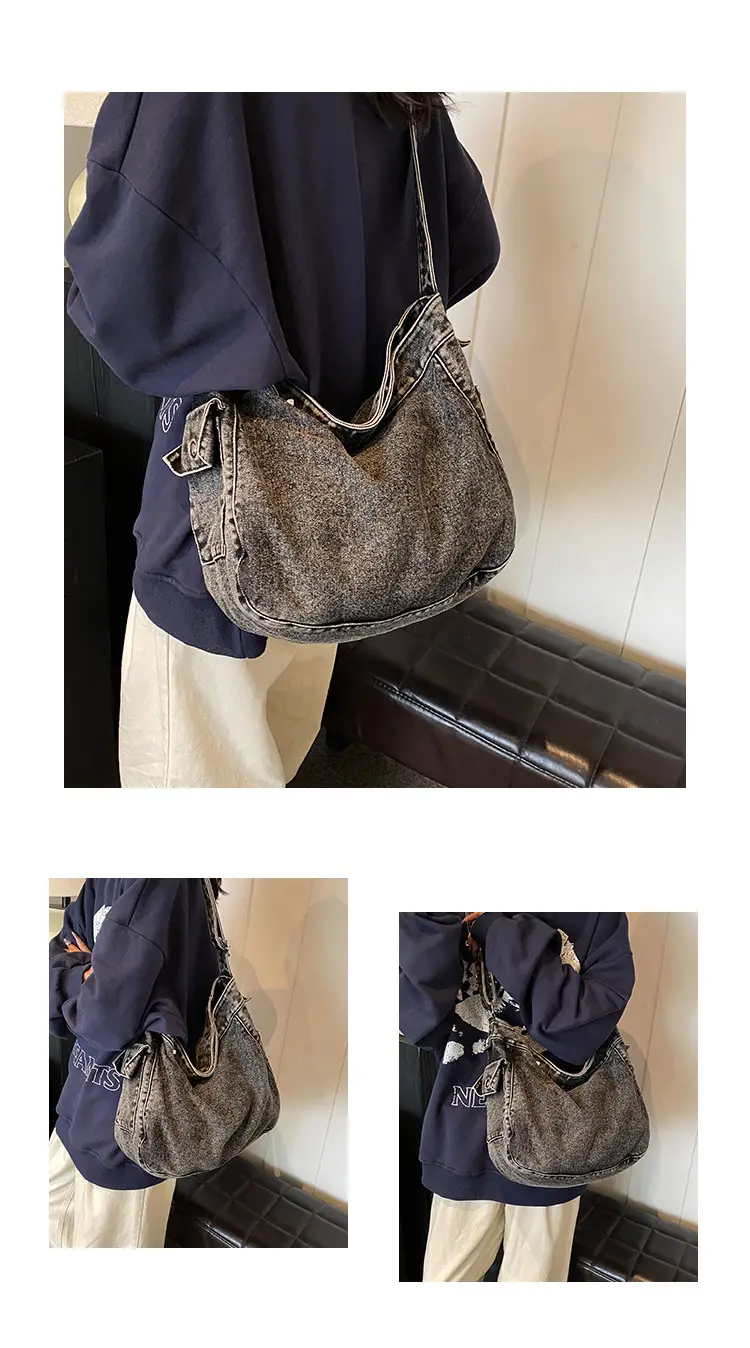 Blue Denim Crossbody Bag for Women — feature 5