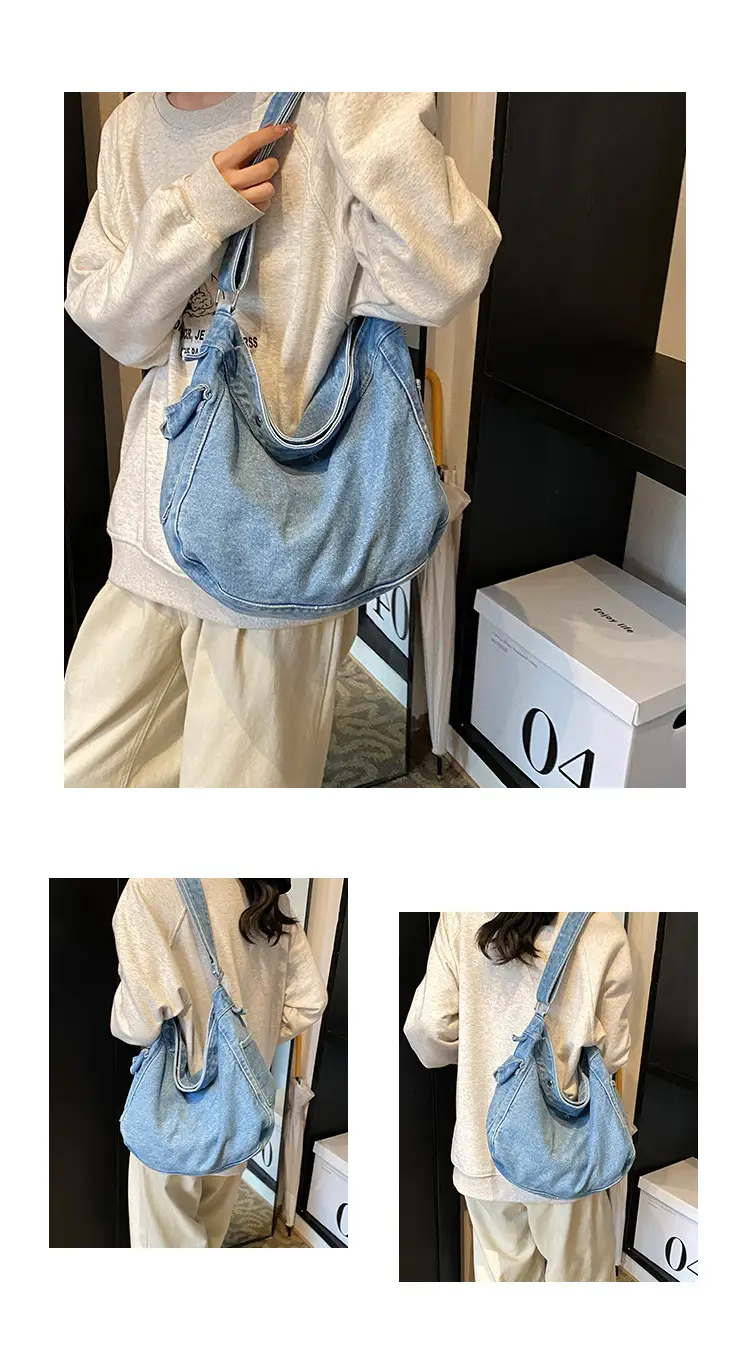 Blue Denim Crossbody Bag for Women — feature 6