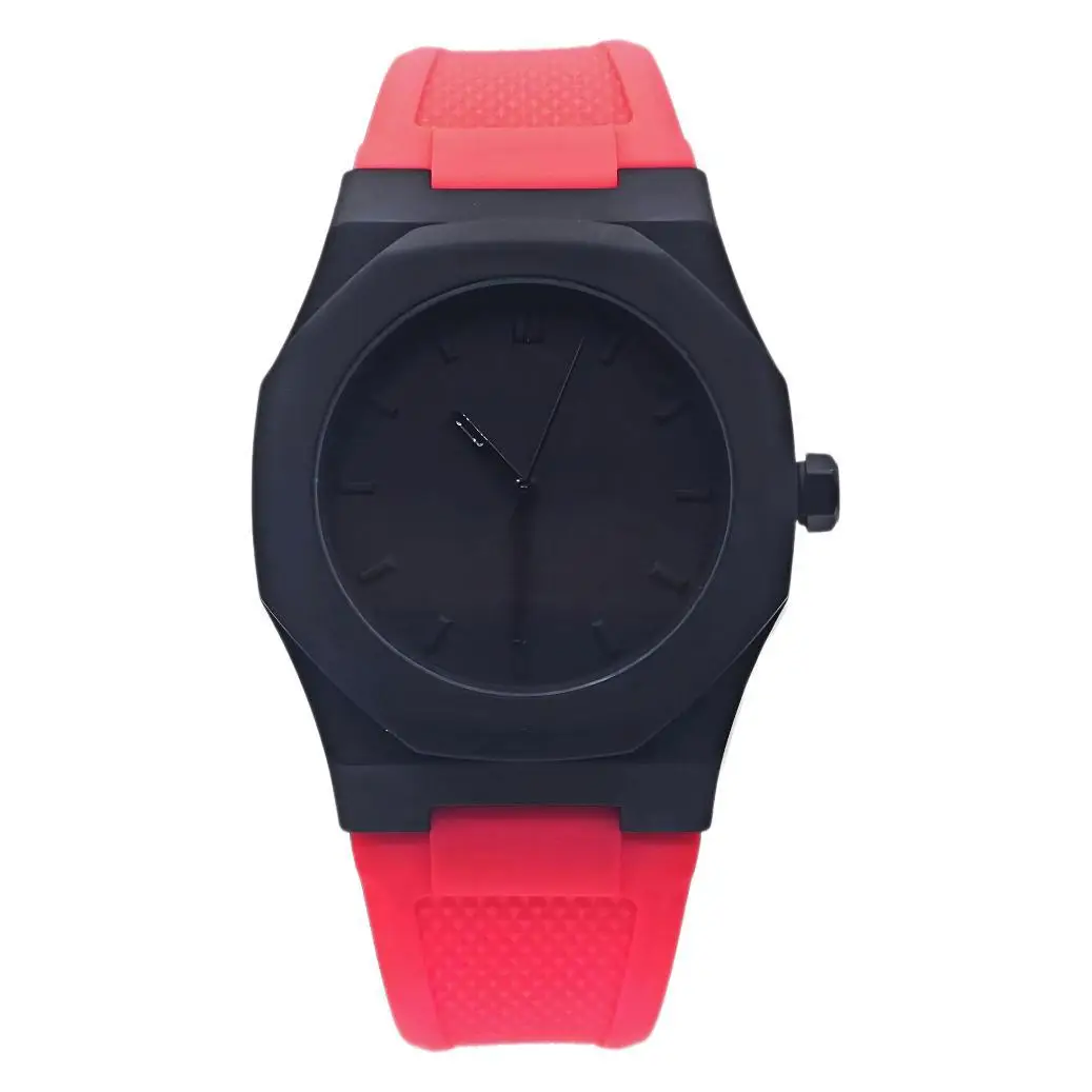 Men's Black Quartz Watch with Strap - Image 7