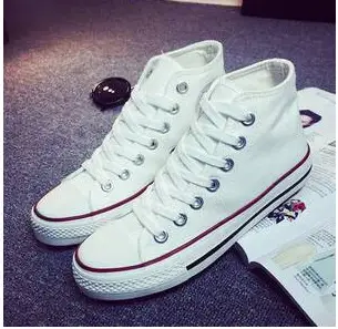 Ins Harajuku Vintage High-top Canvas Shoes Women's Casual Classic All-match Couple Shoes Student Shoes Sneakers Rubber Shoes B01 - Image 3