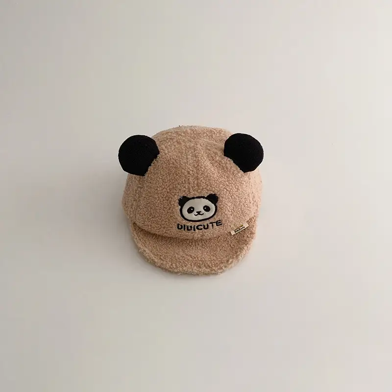 Winter Cartoon Baby Hat Warm Lemskin Cap - Image 2
