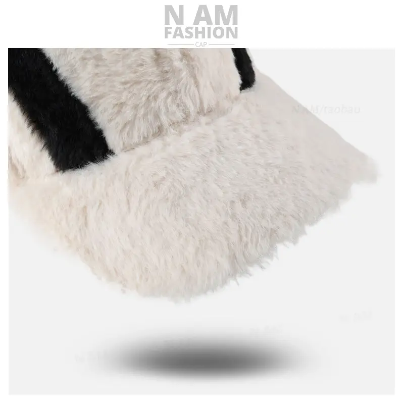 Plush Dog Ears Baseball Cap for Men Women Winter Warm - Image 6