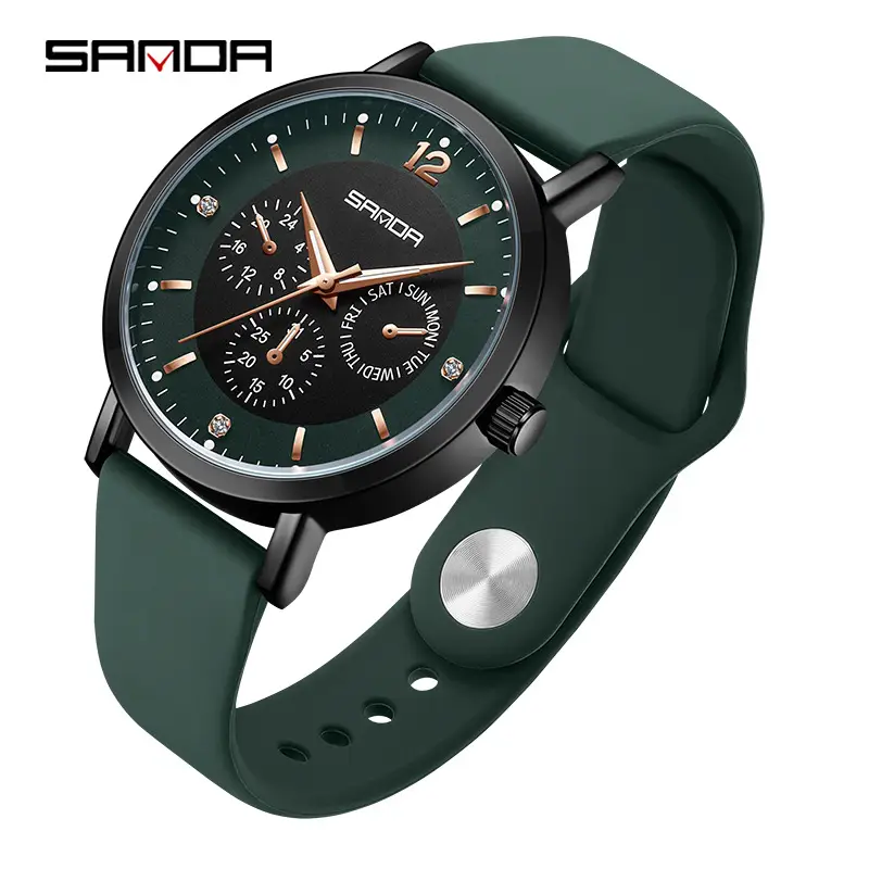Sanda Women's Waterproof Quartz Watch with Six Hands - Image 10