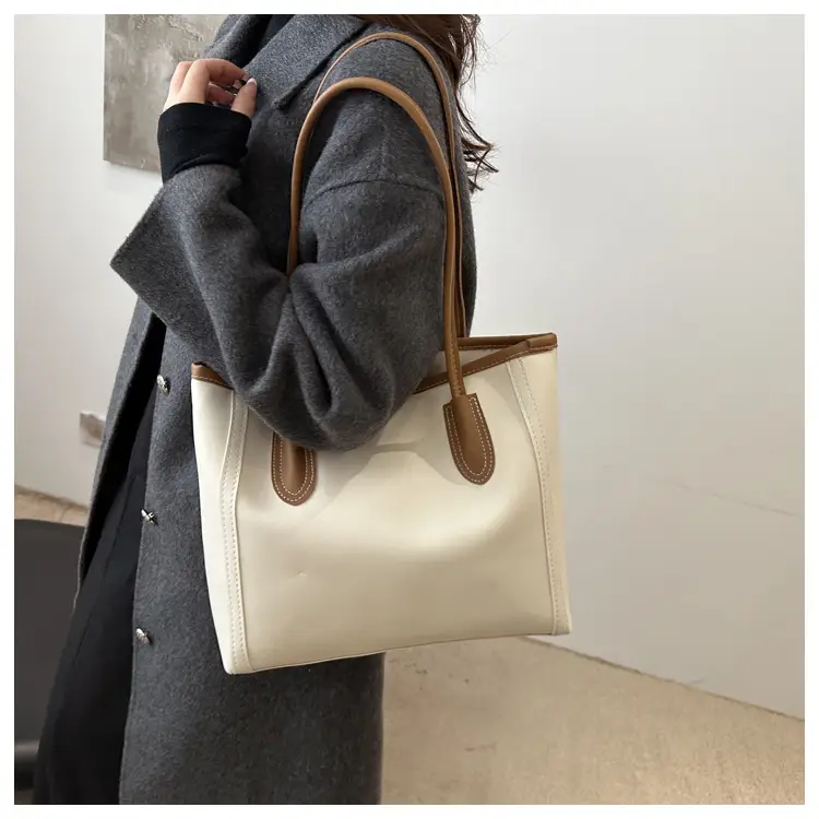 Women's Tan Leather Shoulder Bag with Cute Charm — feature 24