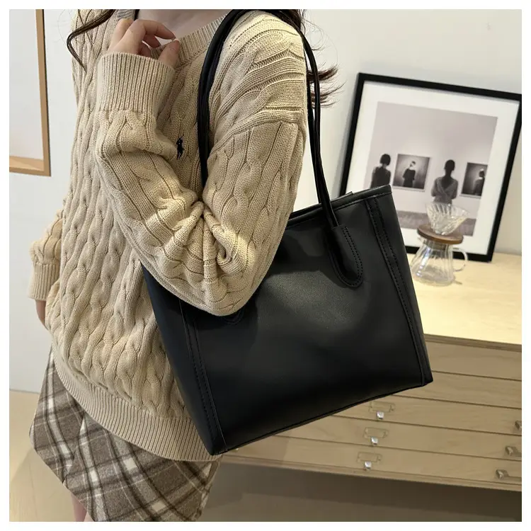Women's Tan Leather Shoulder Bag with Cute Charm — feature 38