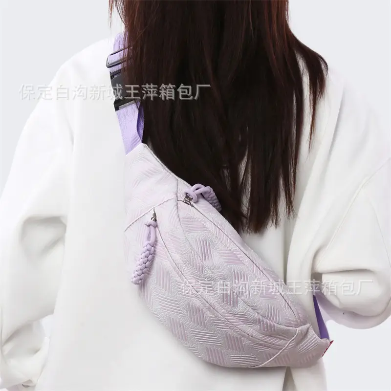 New Women's Printed Waist Bag with Crossbody Strap - Image 6