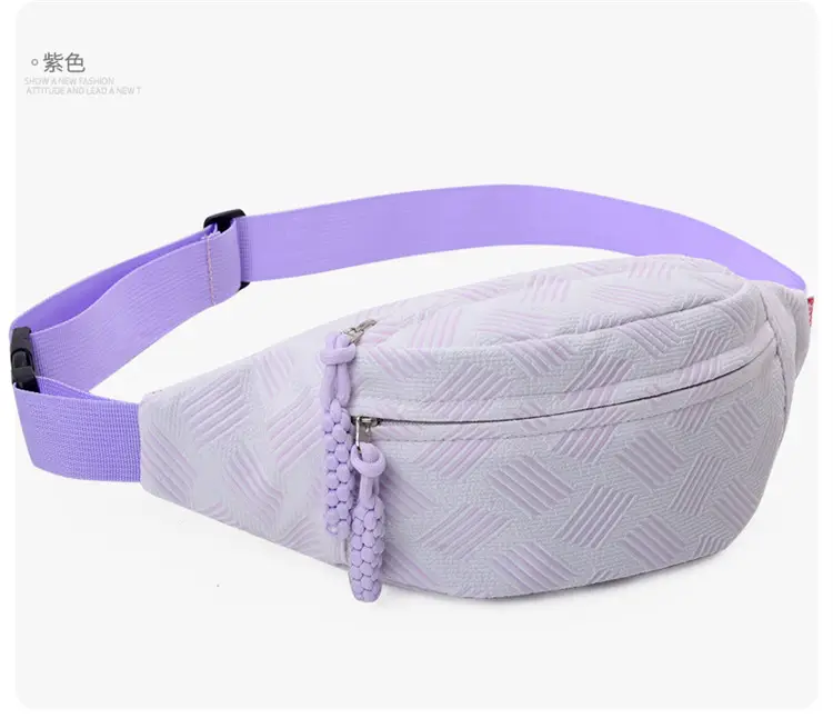 New Women's Printed Waist Bag with Crossbody Strap — feature 13