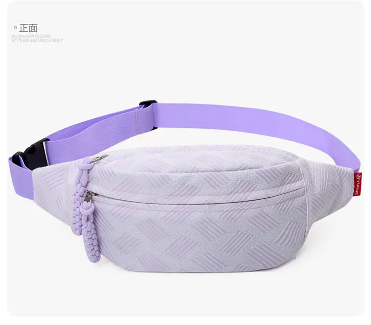 New Women's Printed Waist Bag with Crossbody Strap — feature 14