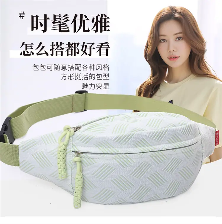 New Women's Printed Waist Bag with Crossbody Strap — feature 2