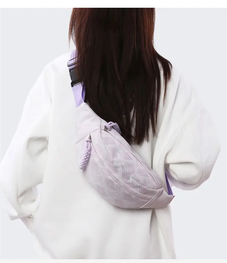 New Women's Printed Waist Bag with Crossbody Strap — feature 31