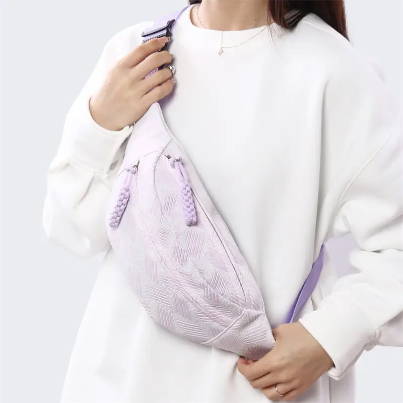 New Women's Printed Waist Bag with Crossbody Strap — feature 38