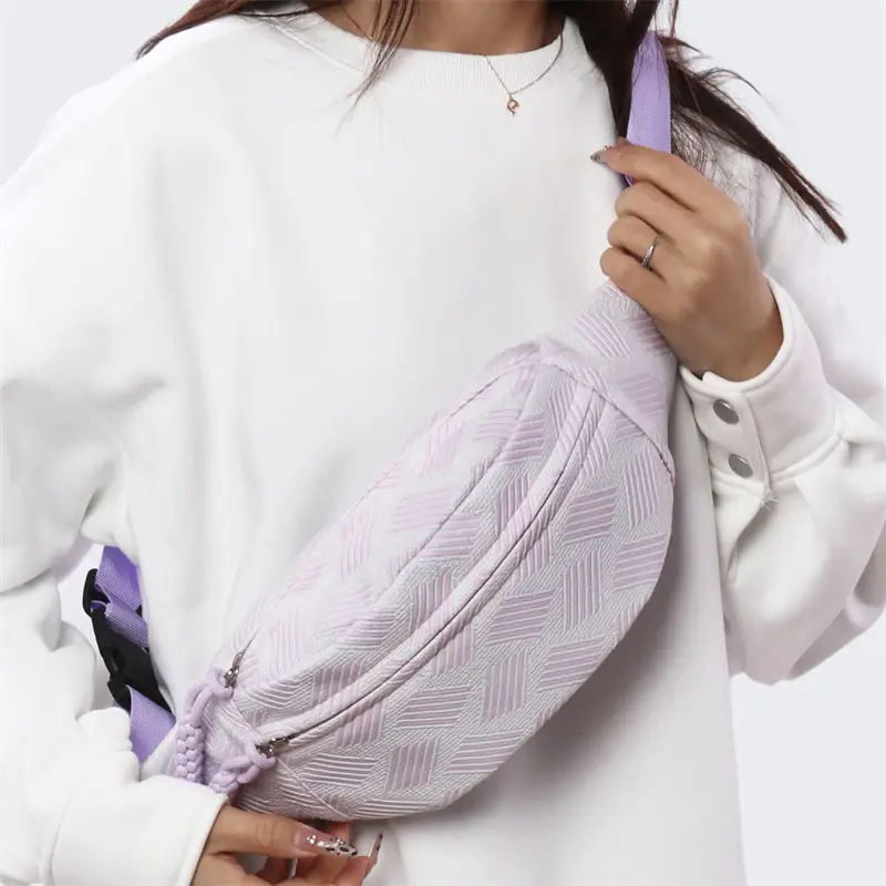 New Women's Printed Waist Bag with Crossbody Strap — feature 40