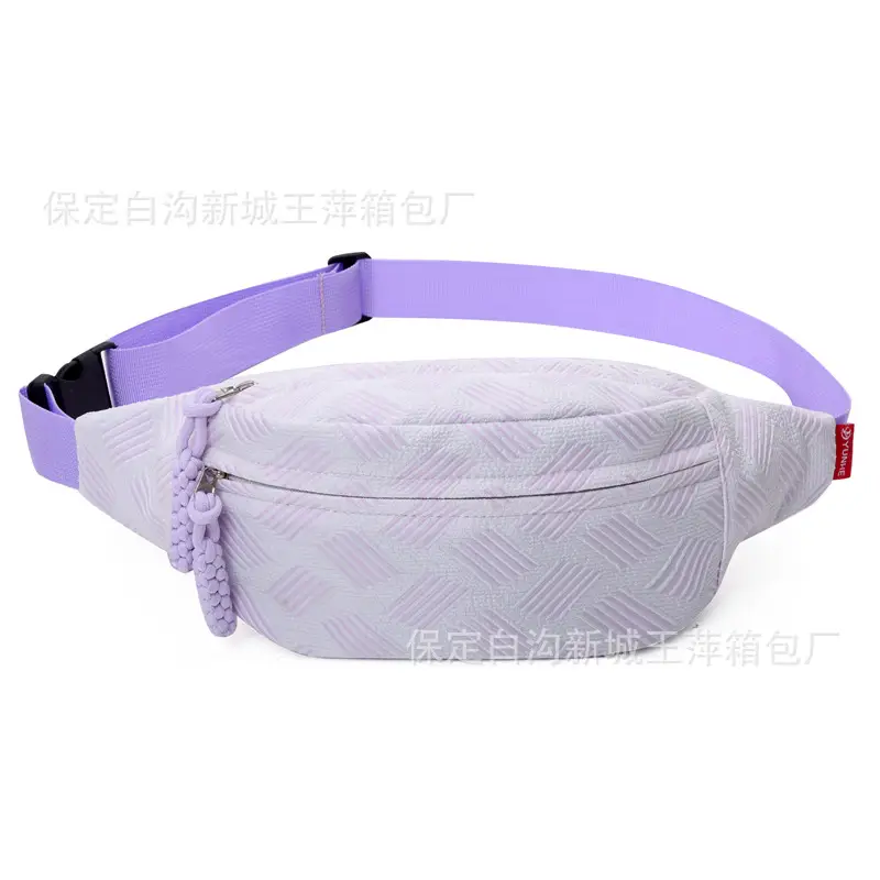 New Women's Printed Waist Bag with Crossbody Strap - Image 4