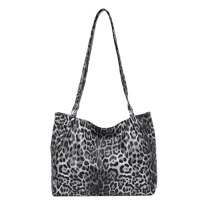 Leopard Print Large Shoulder Bag for Women 2024 - Image 8
