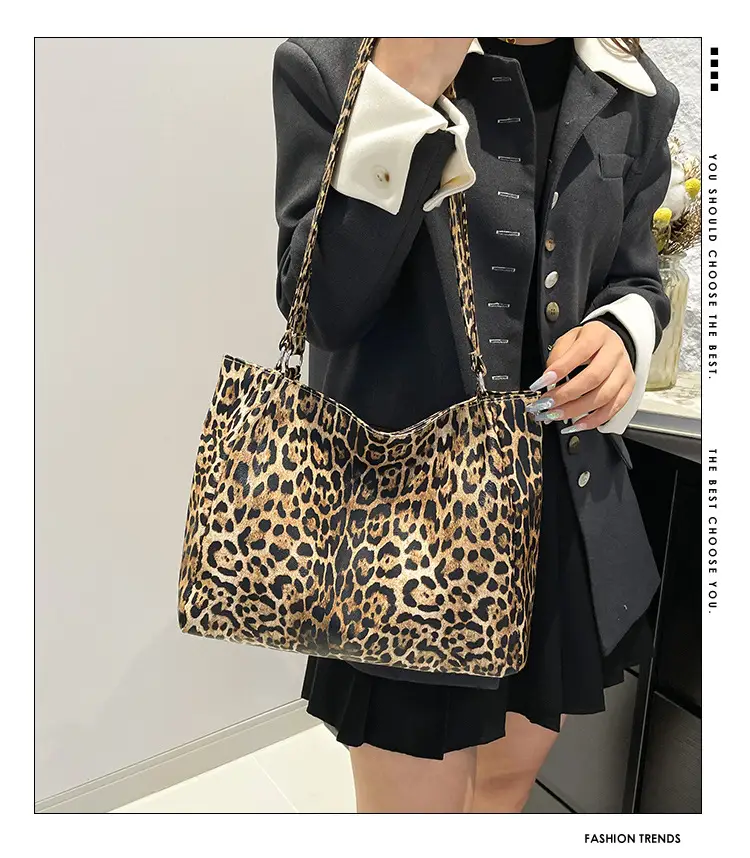 Leopard Print Large Shoulder Bag for Women 2024 — feature 1