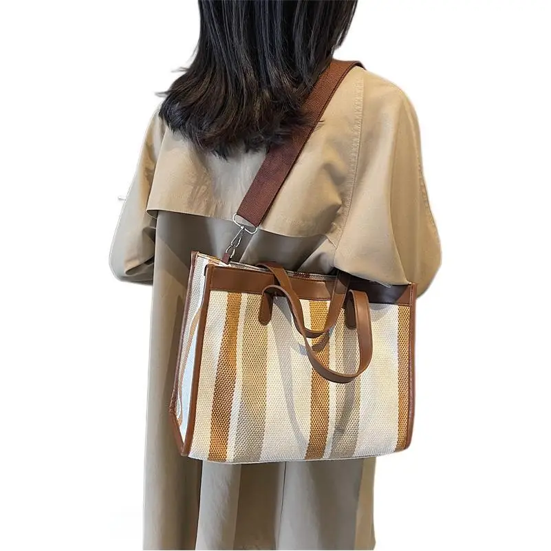 Women Canvas Shoulder Bag Large Capacity 2024 - Image 8