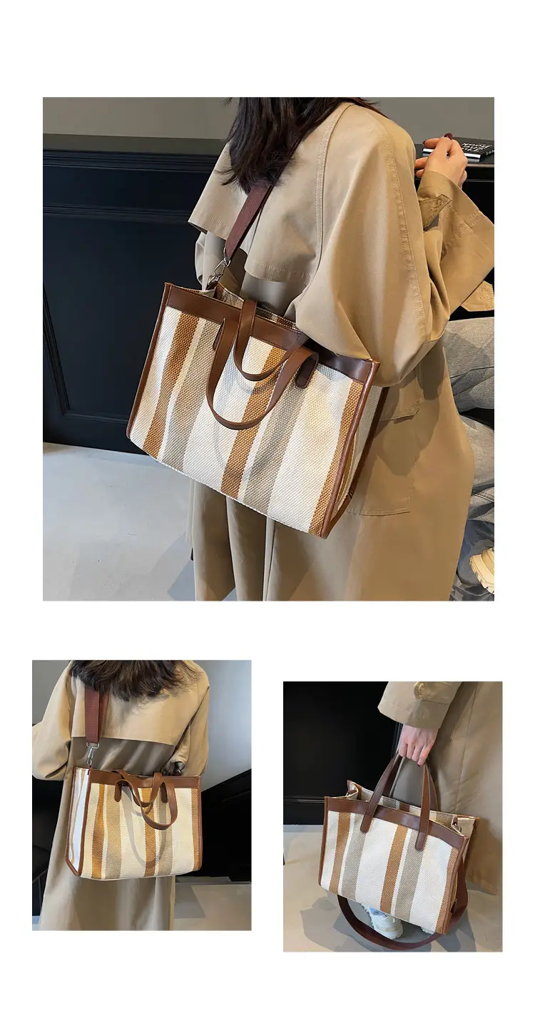 Women Canvas Shoulder Bag Large Capacity 2024 — feature 20