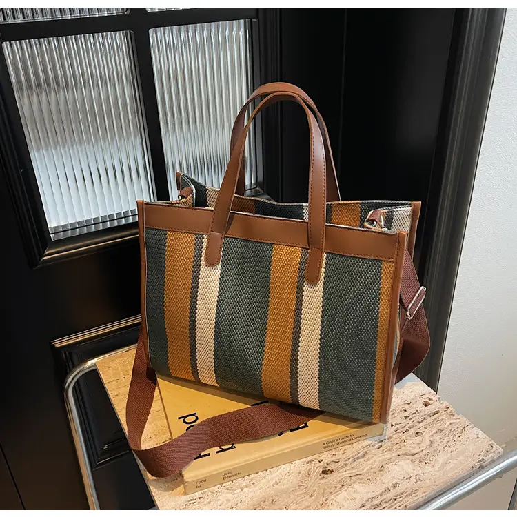 Women Canvas Shoulder Bag Large Capacity 2024 — feature 24