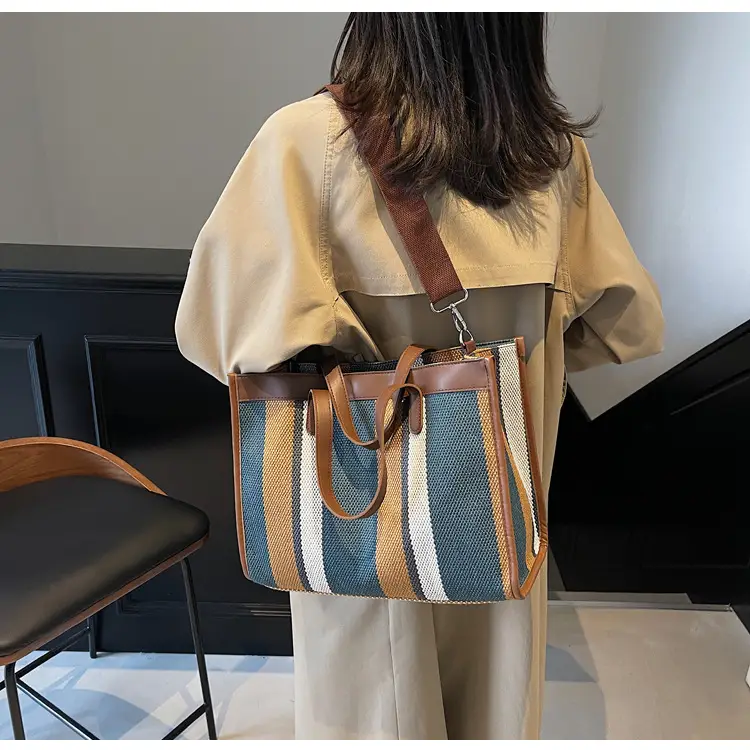 Women Canvas Shoulder Bag Large Capacity 2024 — feature 27