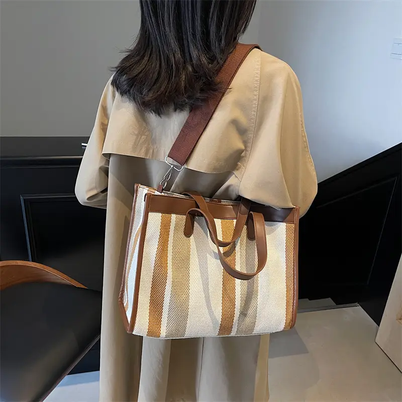 Women Canvas Shoulder Bag Large Capacity 2024 — feature 5