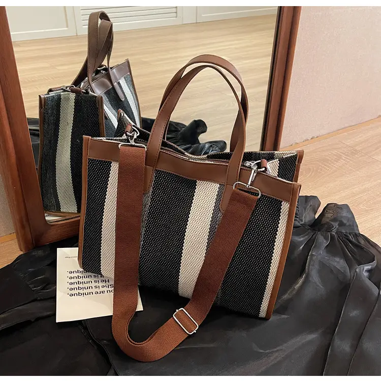 Women Canvas Shoulder Bag Large Capacity 2024 — feature 6