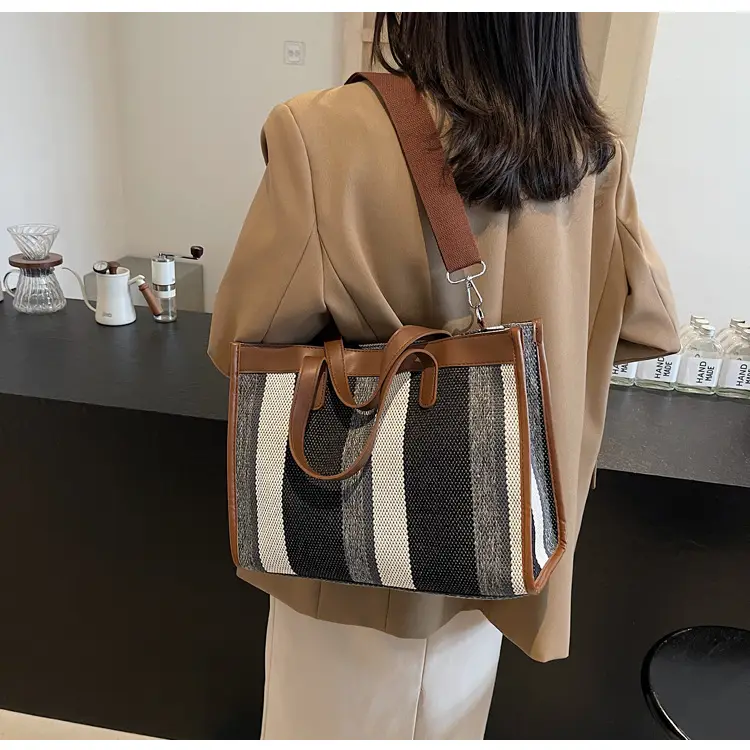 Women Canvas Shoulder Bag Large Capacity 2024 — feature 8
