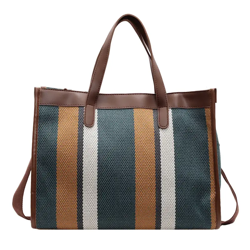 Women Canvas Shoulder Bag Large Capacity 2024 - Image 3