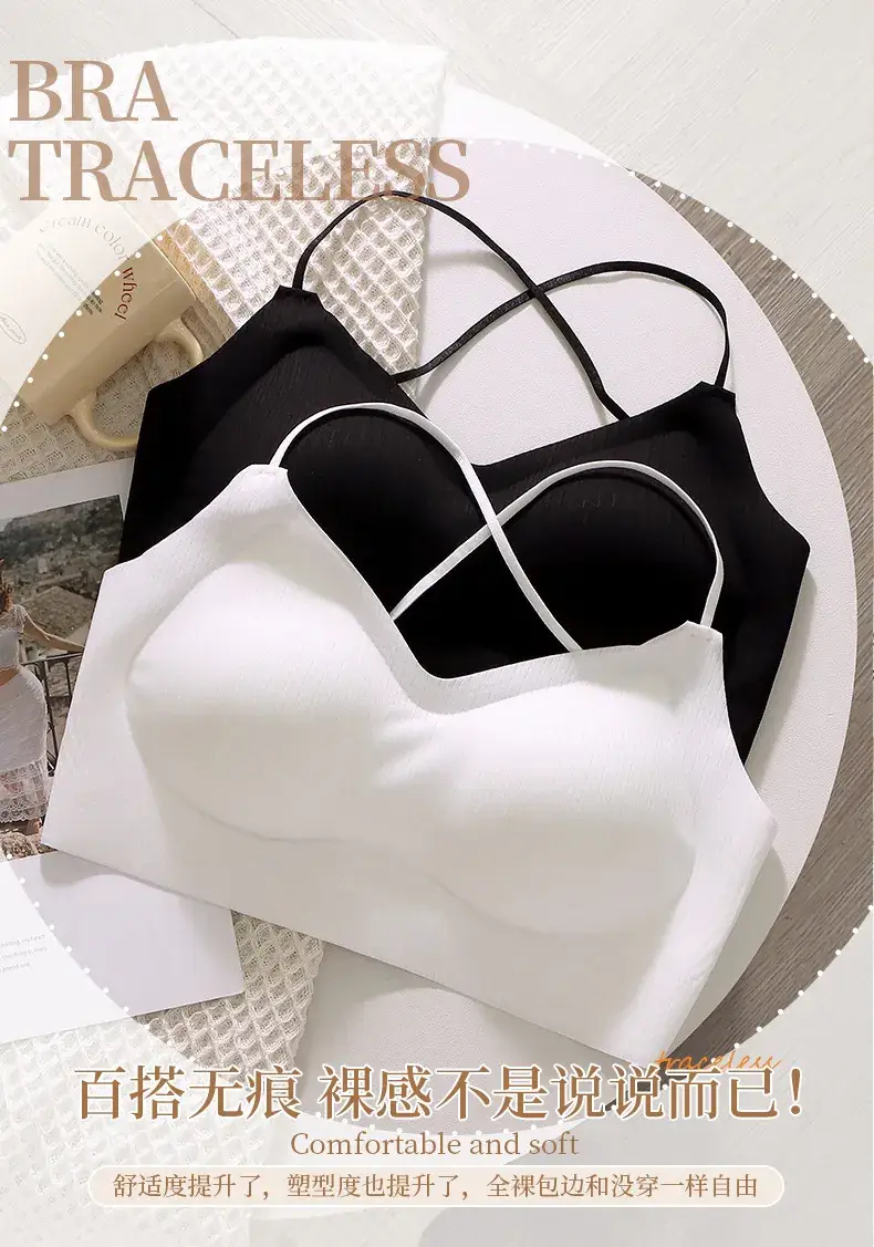 Wire-Free Seamless Push-Up Bra with Padded Back — feature 14