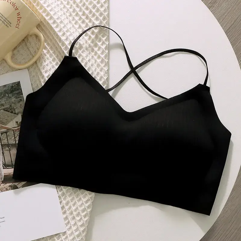 Wire-Free Seamless Push-Up Bra with Padded Back - Image 3