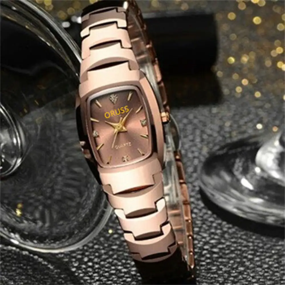 Women's Square Quartz Waterproof Watch Silver Band — feature 16