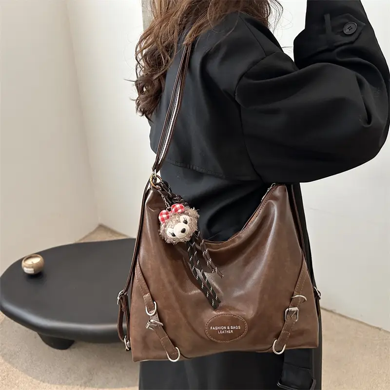 2024 Women's Multi-functional Shoulder Bag with Cute Charm — feature 2