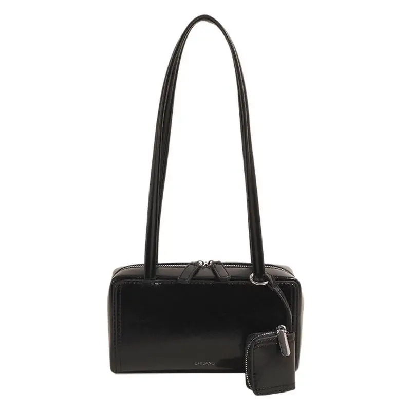 Korean Style Shoulder Bag Beige Women's High End - Image 9