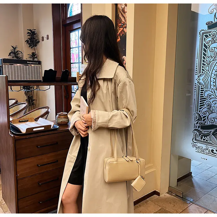Korean Style Shoulder Bag Beige Women's High End — feature 20