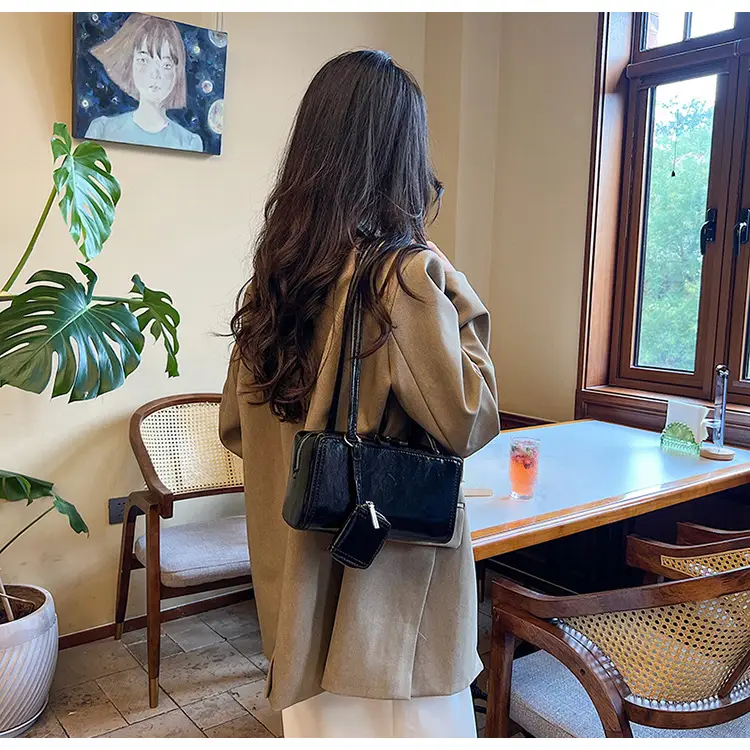 Korean Style Shoulder Bag Beige Women's High End — feature 25