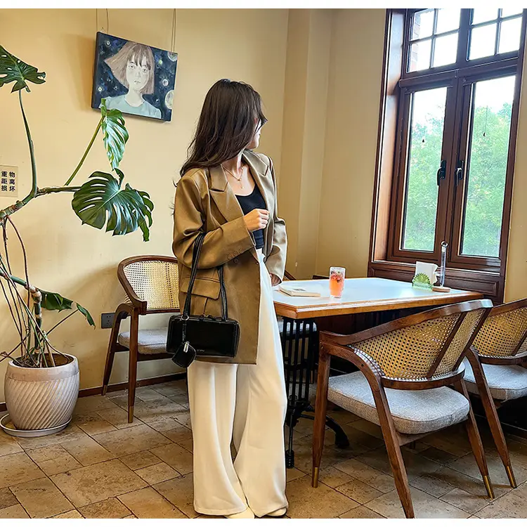 Korean Style Shoulder Bag Beige Women's High End — feature 27
