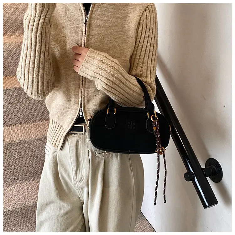Retro Matte Brown Shoulder Crossbody Bag — feature 10