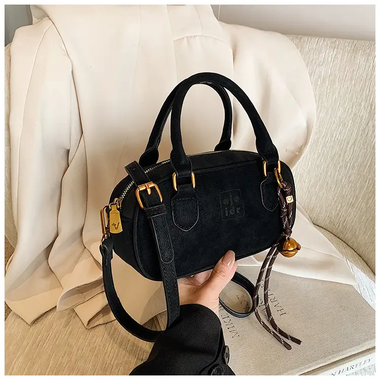 Retro Matte Brown Shoulder Crossbody Bag — feature 32