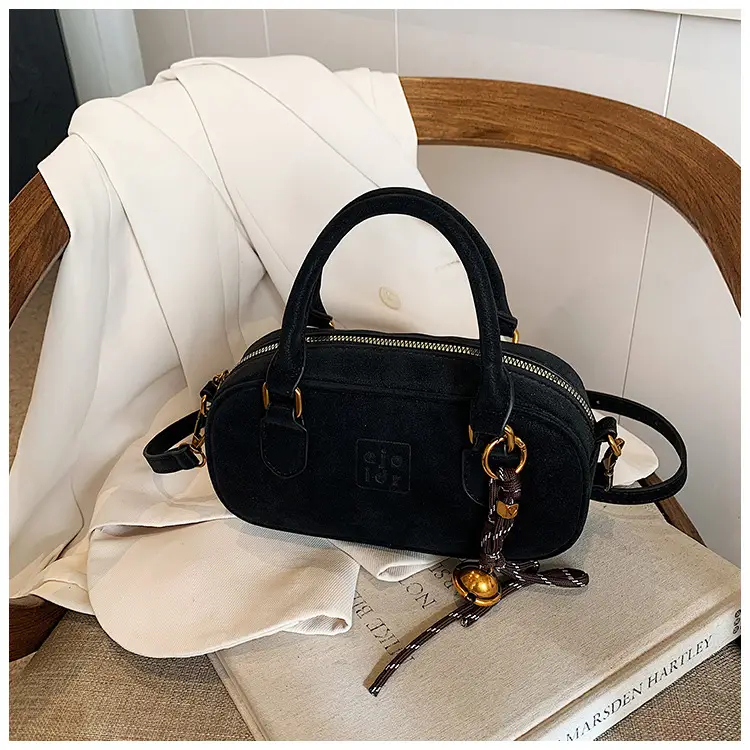 Retro Matte Brown Shoulder Crossbody Bag — feature 35